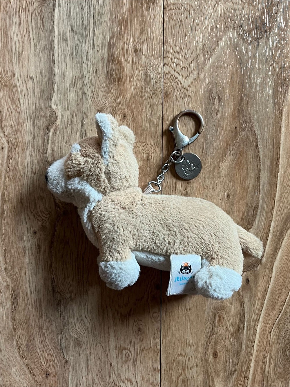Jellycat Corgi bag charm